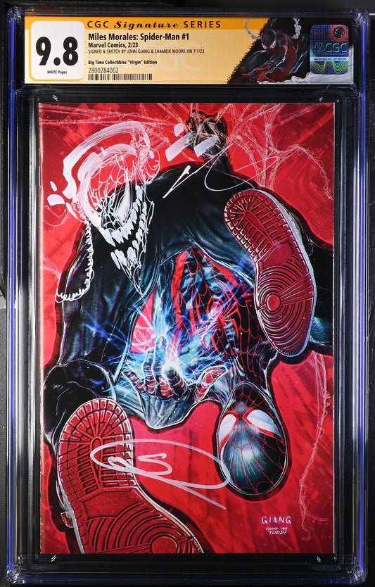 CGC 9.8 - Miles Morales: Spider-Man #1 (Signed by Shameik Moore and John Giang)