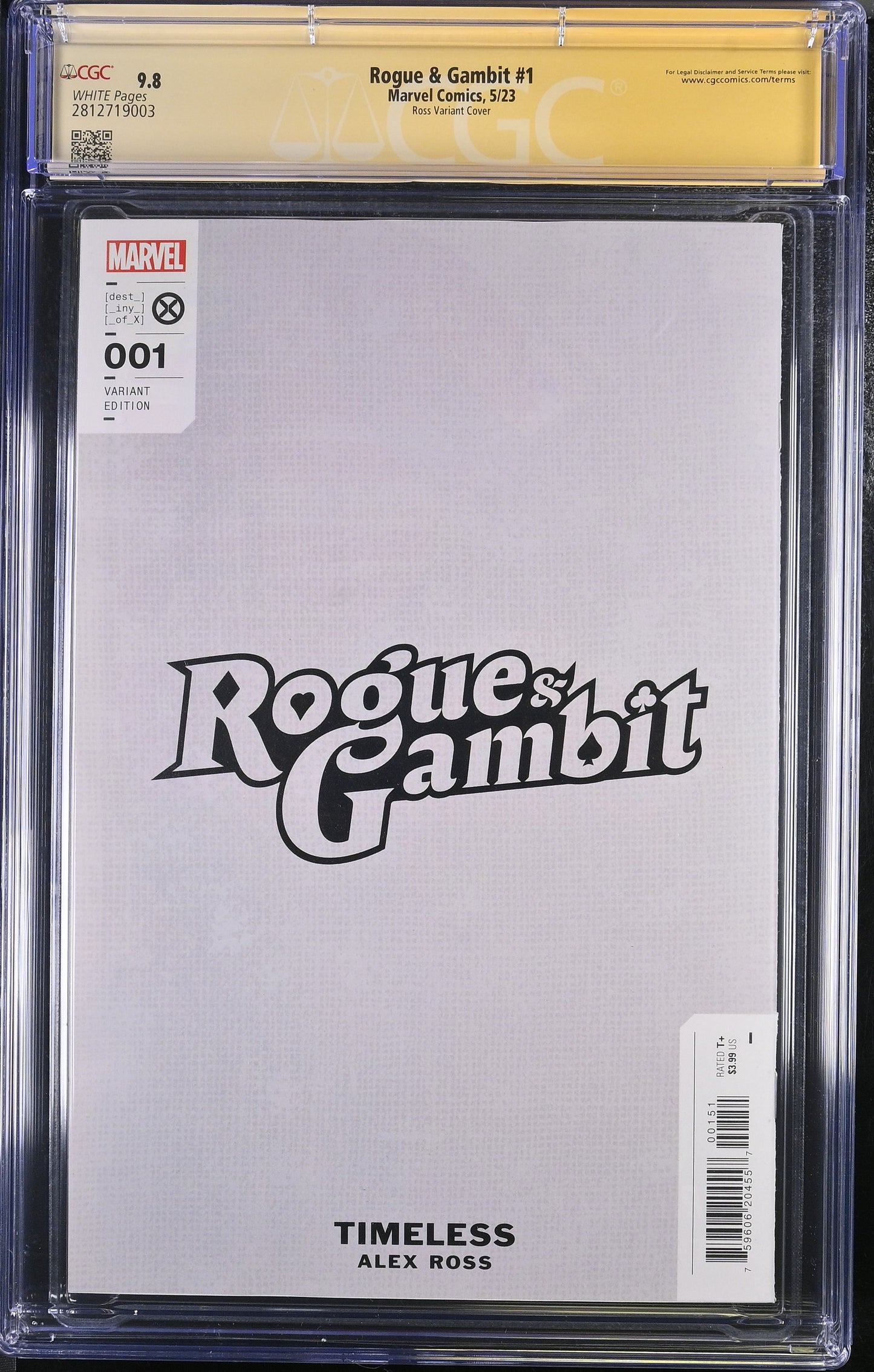 CGC 9.8 - Rogue & Gambit #1 (Signed by Rebecca Romijn)