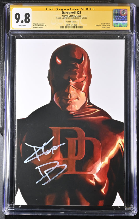 CGC 9.8 - Daredevil #23 (Signed by Charlie Cox)