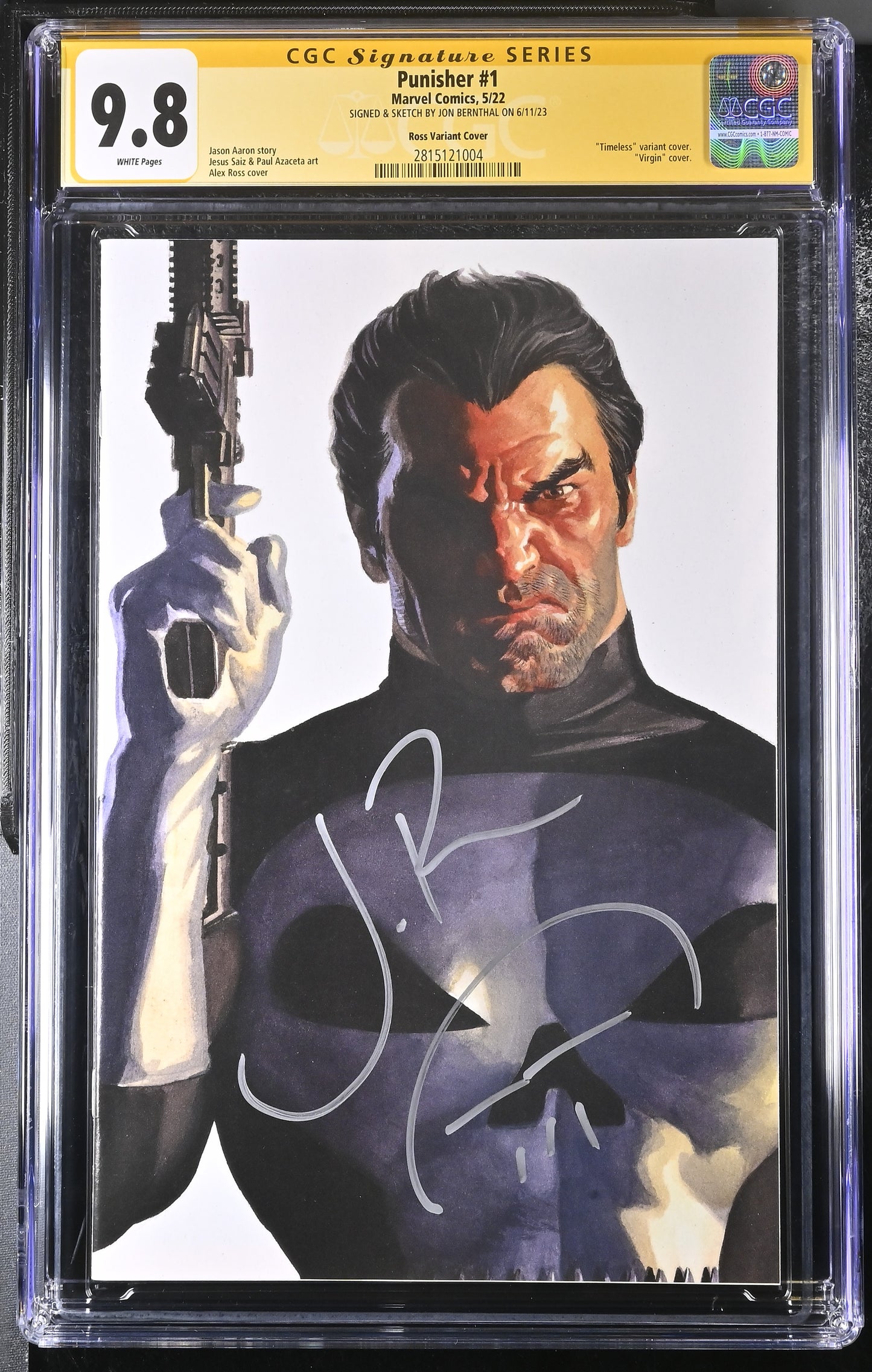 CGC 9.8 - Punisher #1 (Signed by Jon Bernthal)