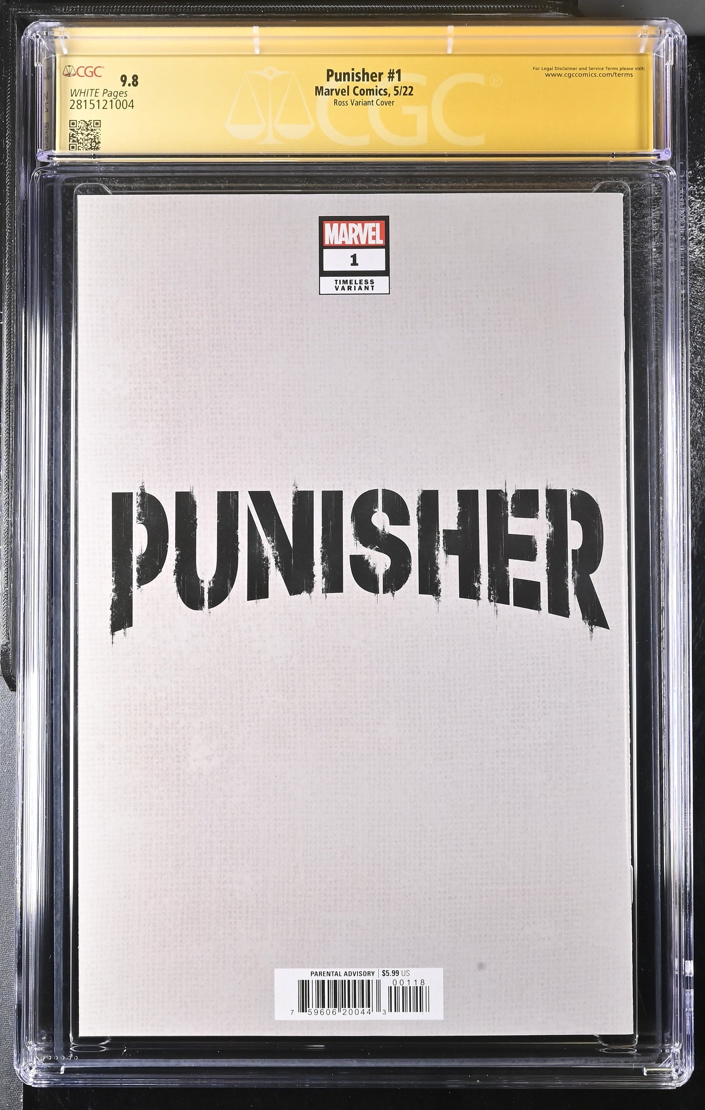 CGC 9.8 - Punisher #1 (Signed by Jon Bernthal)